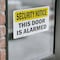Signmission This Door Is Alarmed OSHA Security Notice Sign, Vinyl Decal, 10in W x 7in L, 2PK OS-2PACK-SN-D-710-L-11652 - alternate 6